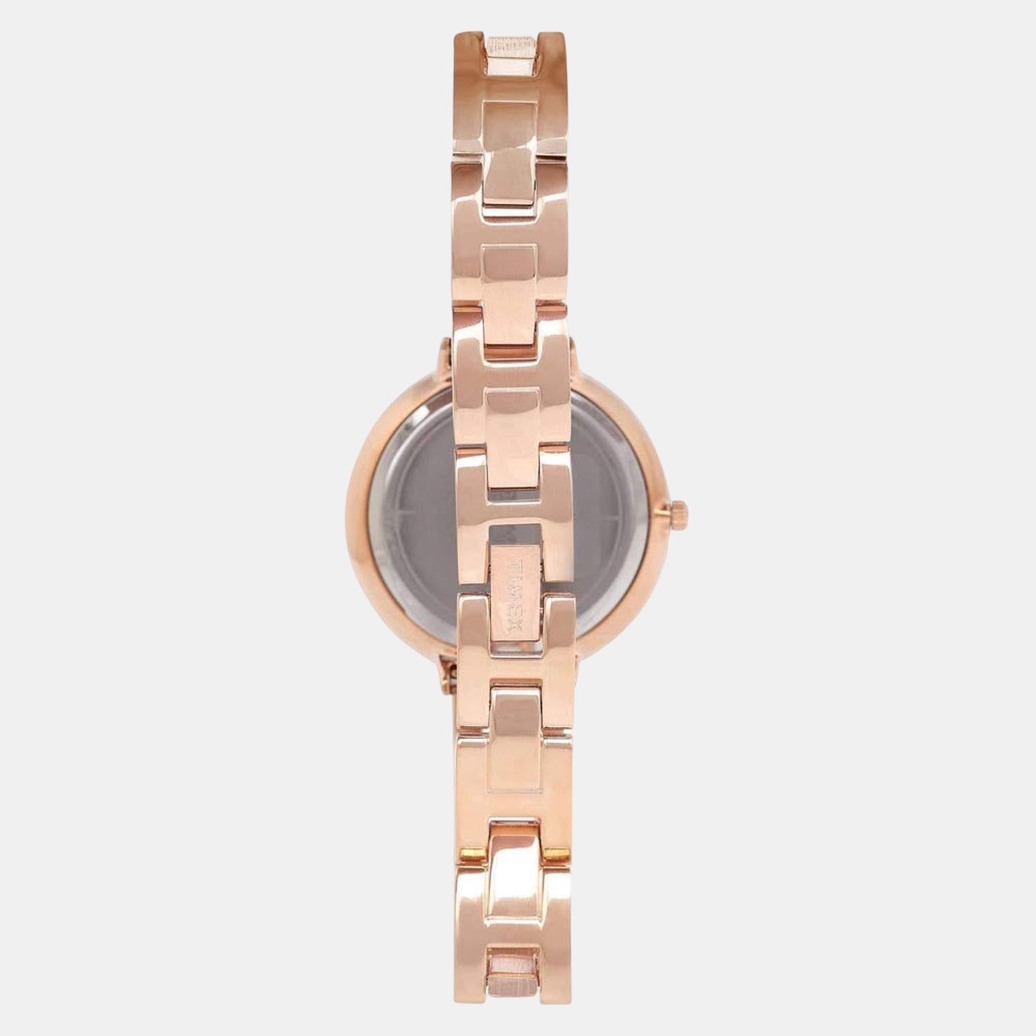 Fria Women Quartz Grey Dial Analog Brass Watch TWEL13503
