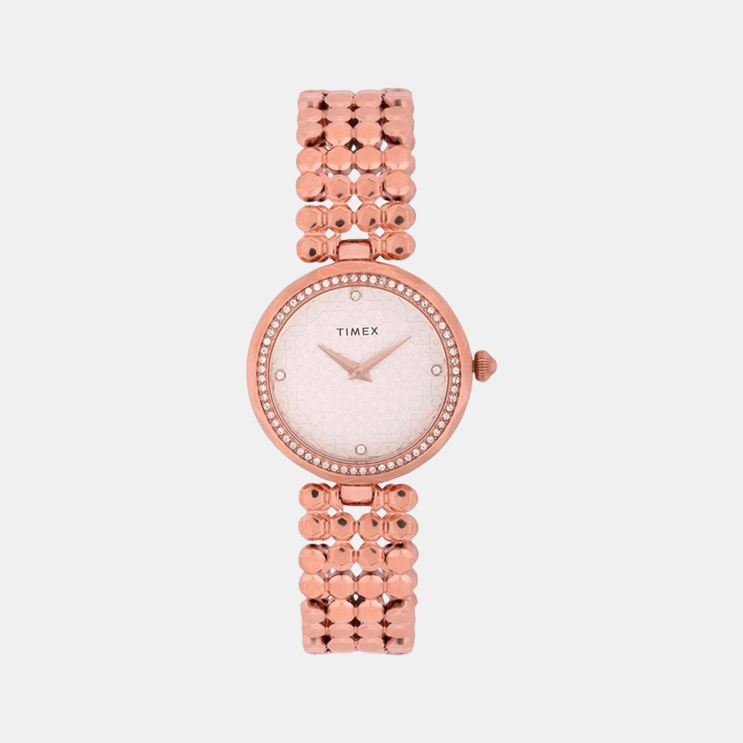 Fria Women Quartz White Dial Analog Stainless Steel Watch TWEL13901