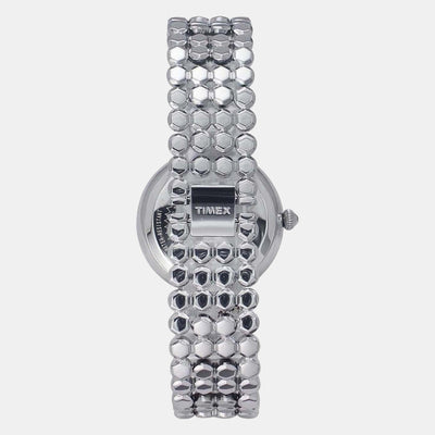 Fria Women Quartz Blue Dial Analog Stainless Steel Watch TWEL13906