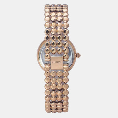 Fria Women Quartz Green Dial Analog Stainless Steel Watch TWEL13907