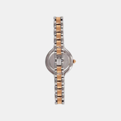 Fria Women Quartz Purple Dial Analog Stainless Steel Watch TWEL14004