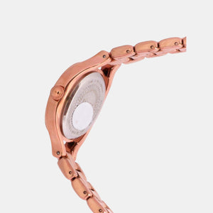 Fria Women Quartz Rose Gold Dial Analog Brass Watch TWEL14006