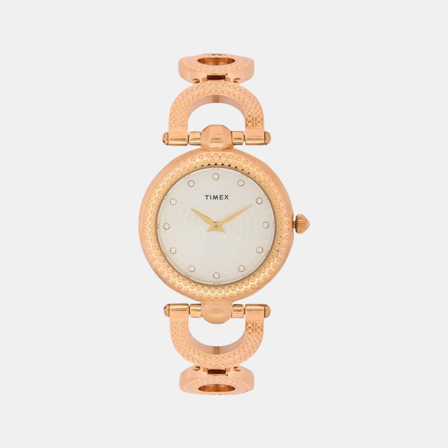 Fria Women Quartz Silver Dial Analog Stainless Steel Watch TWEL14101