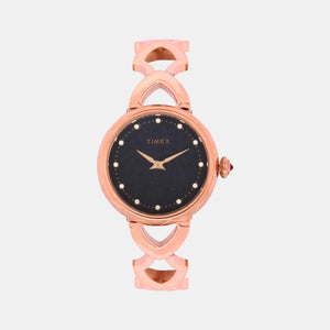 Fria Women Quartz Blue Dial Analog Brass Watch TWEL14203