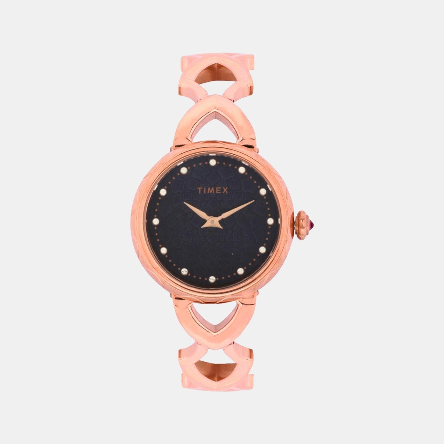 Fria Women Quartz Blue Dial Analog Brass Watch TWEL14203