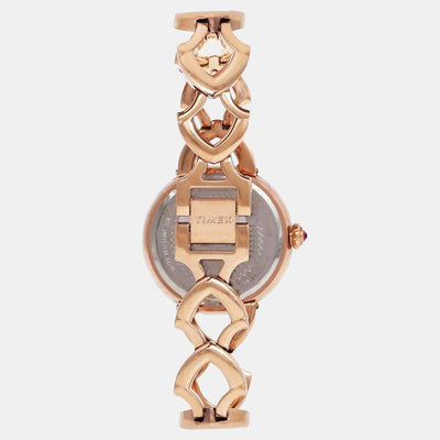 Fria Women Quartz Silver Dial Analog Stainless Steel Watch TWEL14205