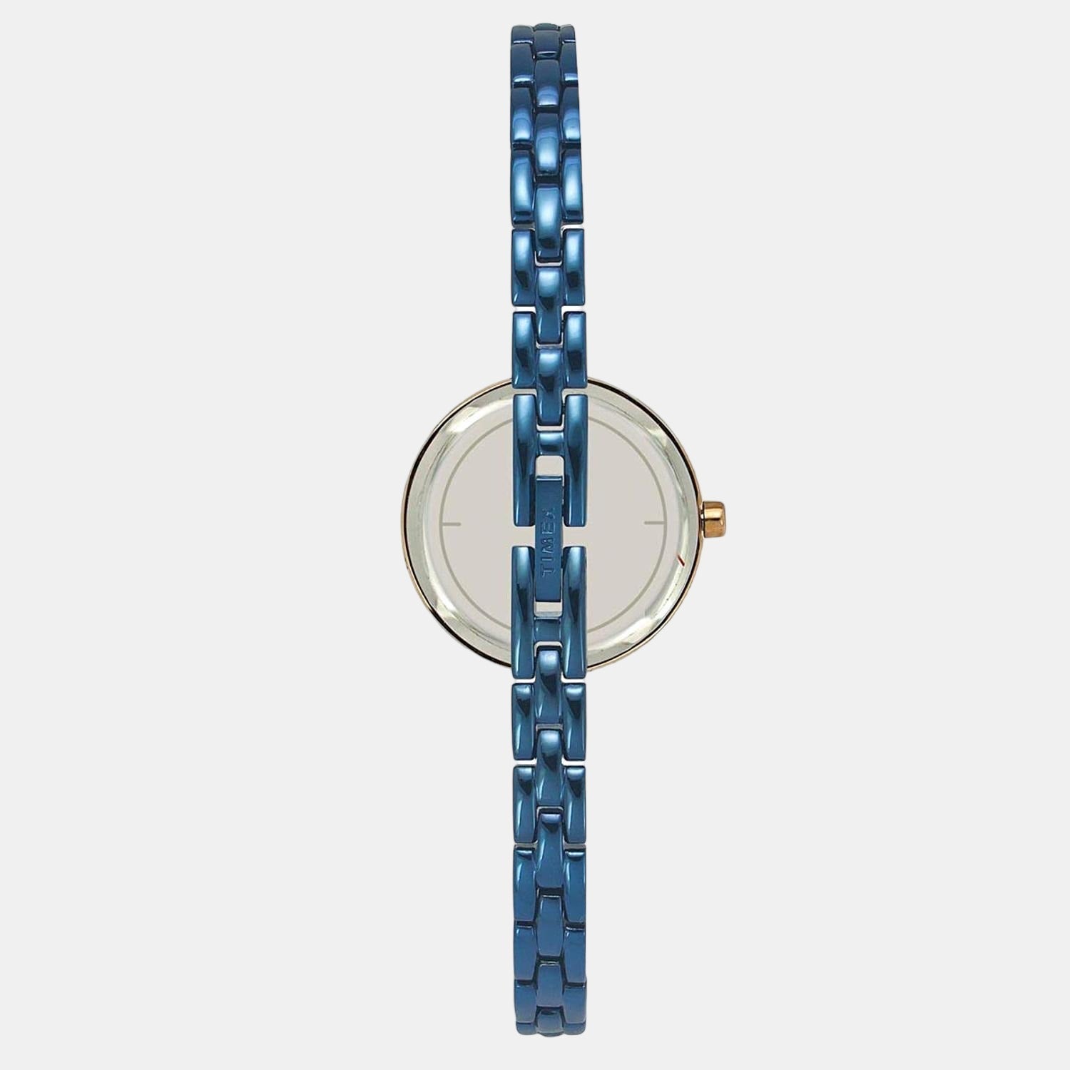 Fria Women Quartz Blue Dial Analog Stainless Steel Watch TWEL15102