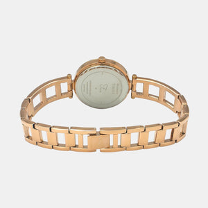 Fria Women Quartz Rose Gold Dial Analog Stainless Steel Watch TWEL15300