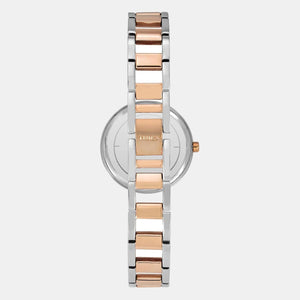 Fria Women Quartz Silver Dial Analog Stainless Steel Watch TWEL15301