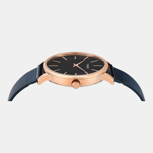Fashion Women Quartz Black Dial Analog Stainless Steel Watch TWEL15611