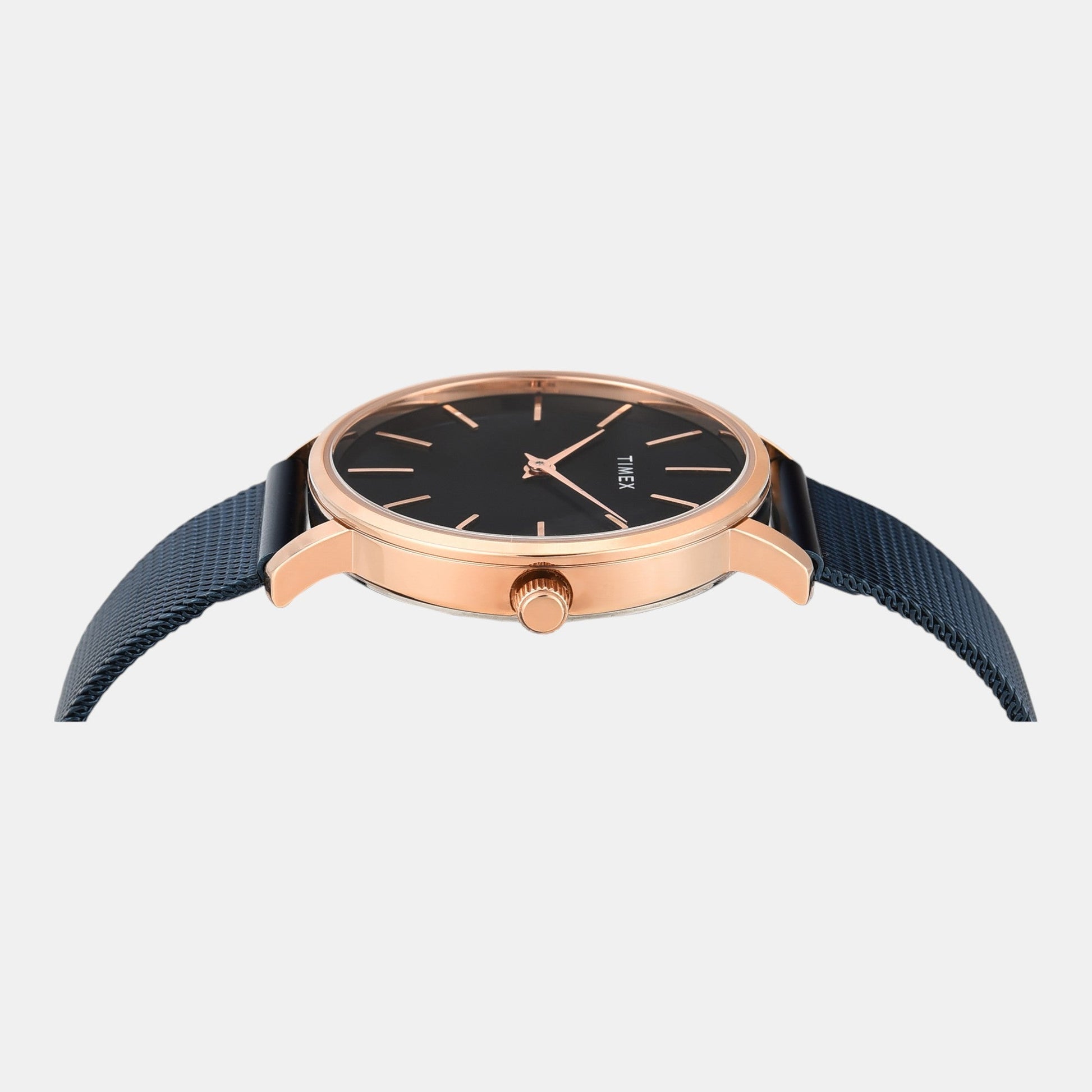 Fashion Women Quartz Black Dial Analog Stainless Steel Watch TWEL15611