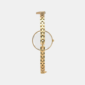 Fria Women Quartz Two Tone Dial Analog Stainless Steel Watch TWEL15900