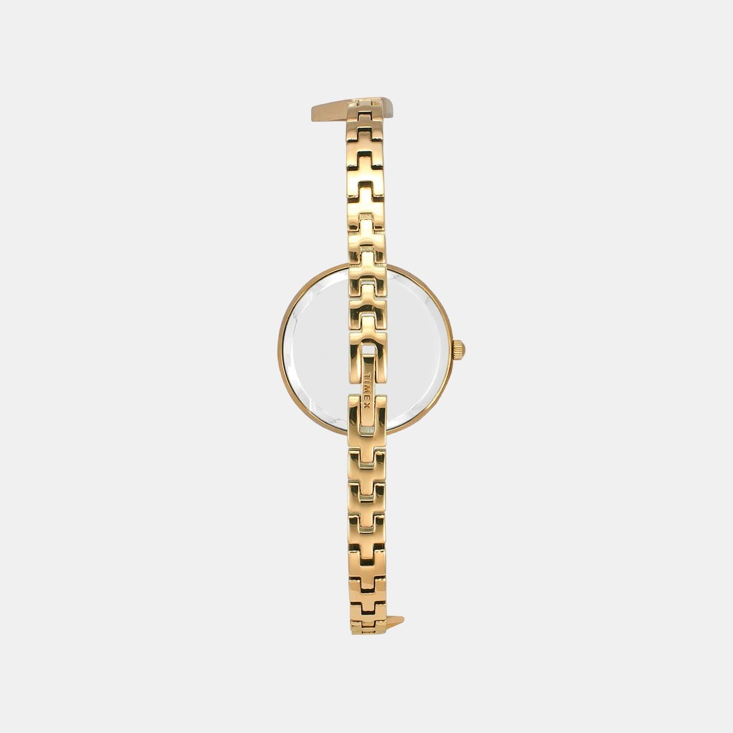 Fria Women Quartz Two Tone Dial Analog Stainless Steel Watch TWEL15900