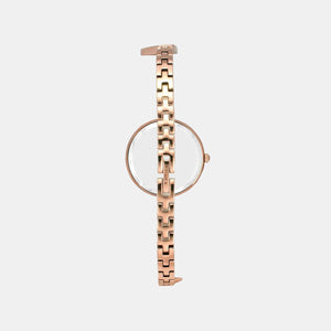 Fria Women Quartz Two Tone Dial Analog Stainless Steel Watch TWEL15902