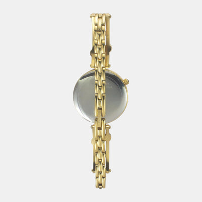 Fria Women Quartz Mother Of Pearl Dial Analog Brass Watch TWEL16004