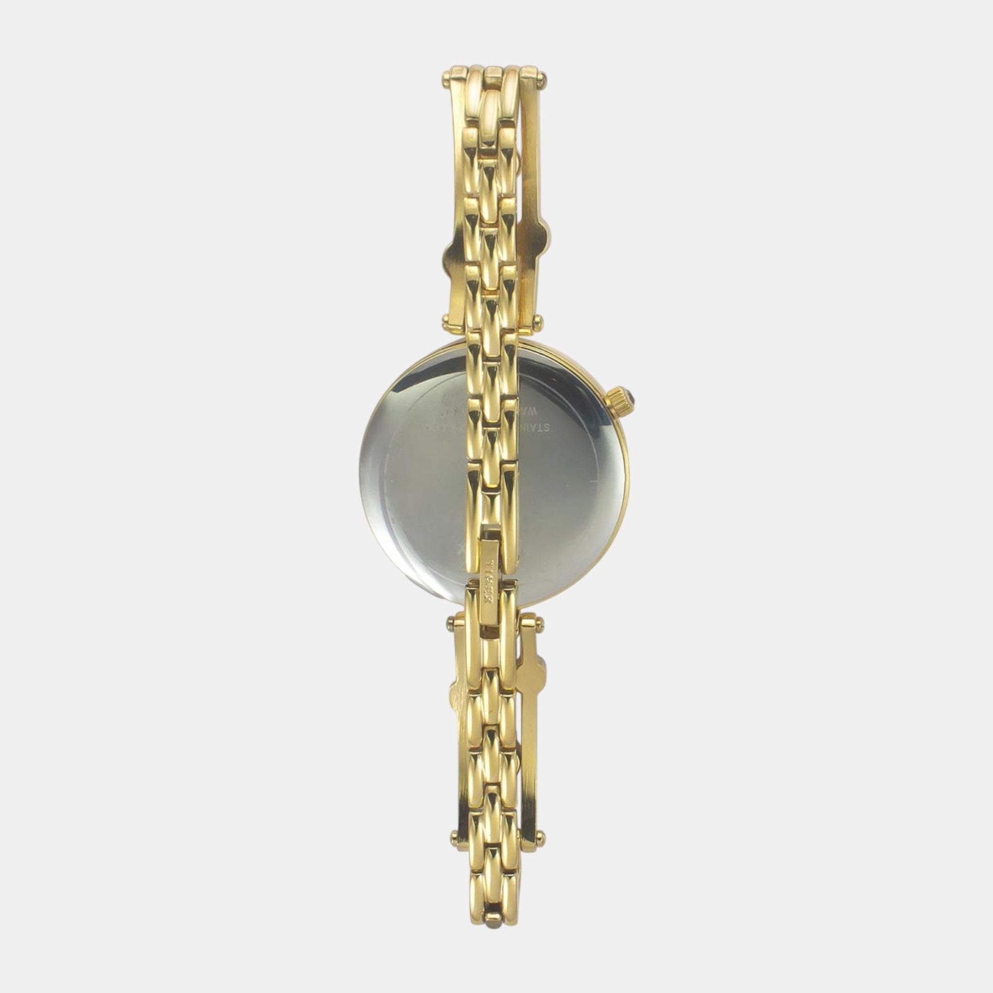 Fria Women Quartz Mother Of Pearl Dial Analog Brass Watch TWEL16004