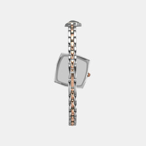 Fria Women Quartz Rose Gold Dial Analog Stainless Steel Watch TWEL16101