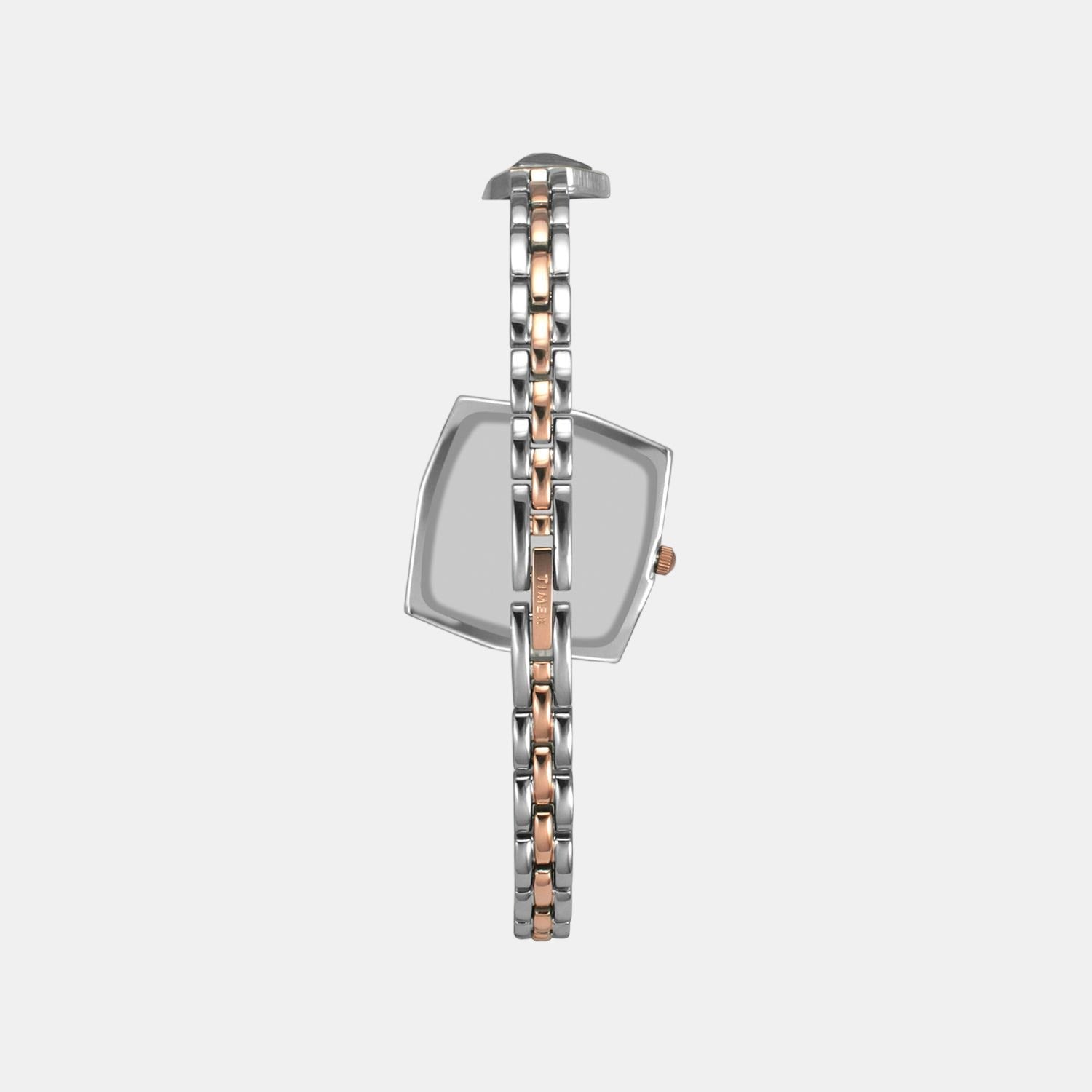 Fria Women Quartz Rose Gold Dial Analog Stainless Steel Watch TWEL16101
