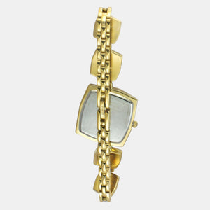 Fria Women Quartz Mother Of Pearl Dial Analog Brass Watch TWEL16104