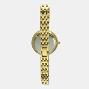 Fria Women Quartz Green Dial Analog Brass Watch TWEL16205