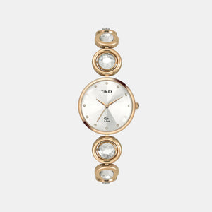 Fria Women Quartz Grey Dial Analog Stainless Steel Watch TWEL16403