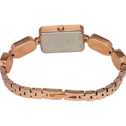 Timex Fria Women Lavender Rectangular Analog Watch 21mm TWEL16901