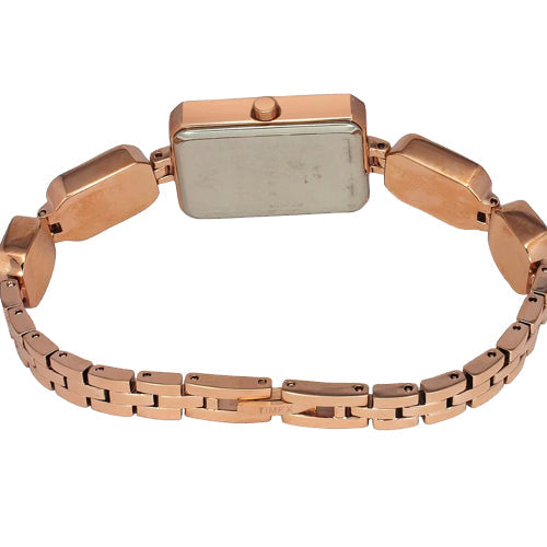 Timex Fria Women Burgundy Rectangular Analog Watch 21mm TWEL16903