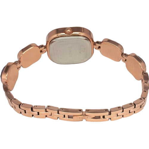 Timex Fria Women Blue Square Analog Watch 25.6mm TWEL17100