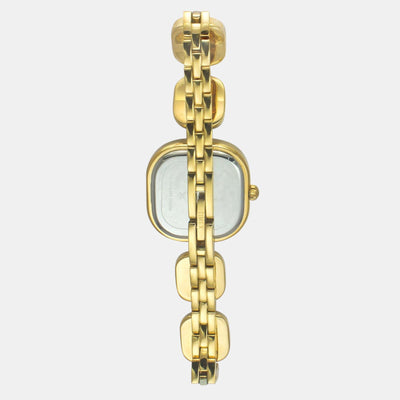 Fria Women Quartz Mother Of Pearl Dial Analog Brass Watch TWEL17106