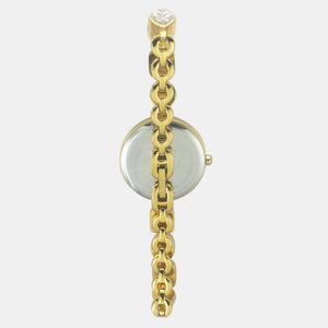 Fria Women Quartz Mother Of Pearl Dial Analog Brass Watch TWEL17304