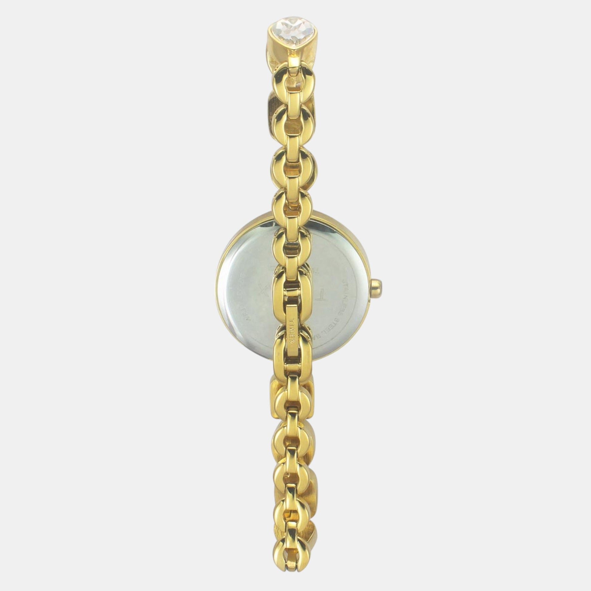 Fria Women Quartz Mother Of Pearl Dial Analog Brass Watch TWEL17304