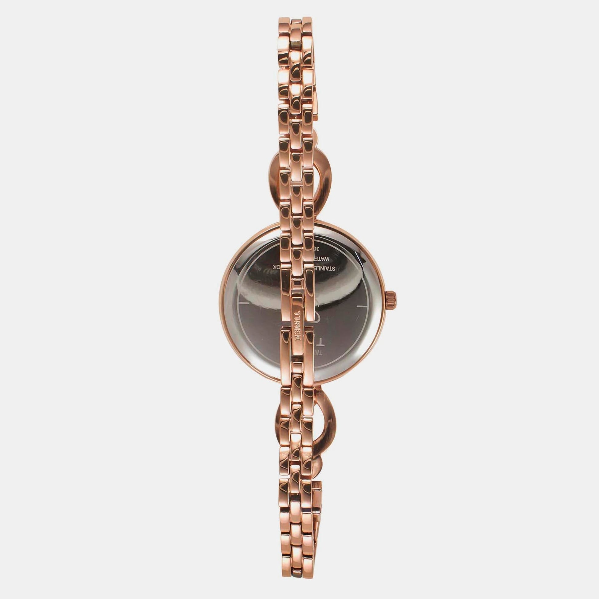 Fria Women Quartz Mother Of Pearl Dial Analog Brass Watch TWEL18102