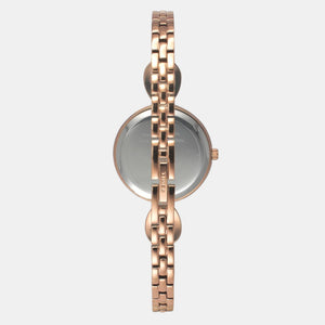 Fria Women Quartz Teal Dial Analog Brass Watch TWEL18106