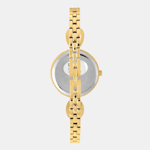 Fashion Women Quartz Green Dial Analog Brass Watch TWEL18109