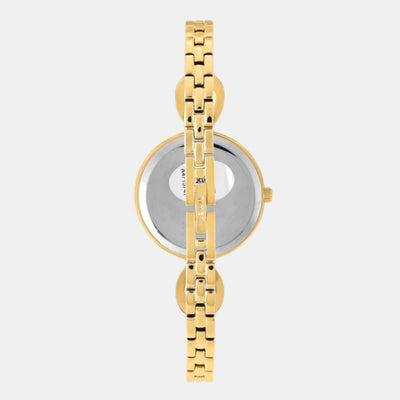 Fashion Women Quartz Green Dial Analog Brass Watch TWEL18109