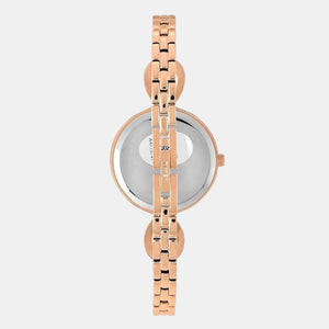 Fashion Women Quartz Blue Dial Analog Brass Watch TWEL18111