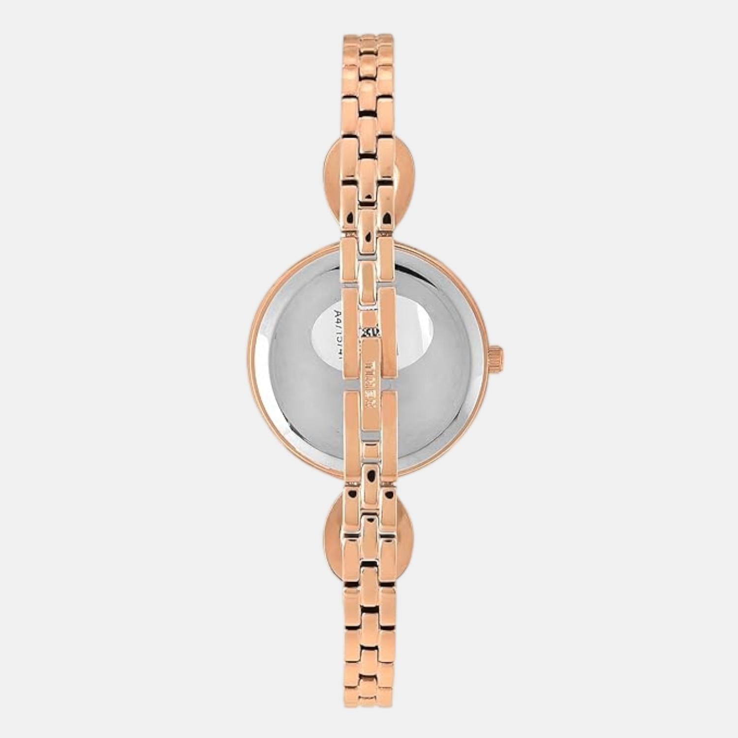 Fashion Women Quartz Blue Dial Analog Brass Watch TWEL18111