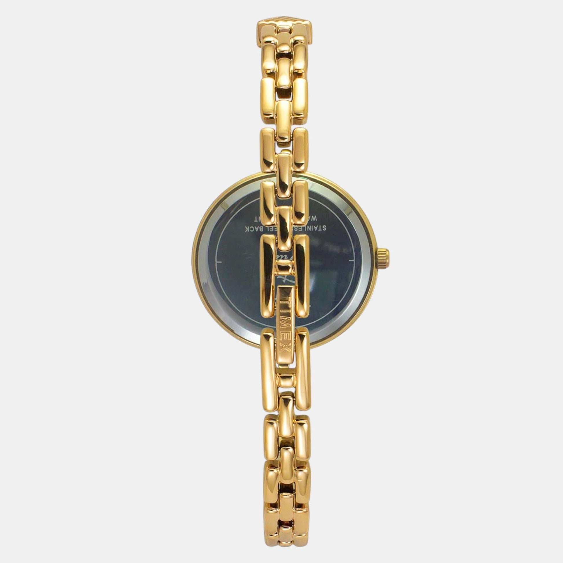 Fria Women Quartz Teal Dial Analog Brass Watch TWEL18308