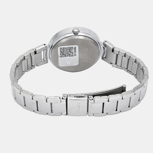 Fashion Women Quartz Teal Dial Multi-Function Stainless Steel Watch TWEL18706