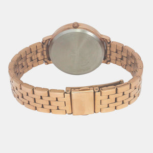 Fashion Women Quartz Green Dial Analog Stainless Steel Watch TWEL19103