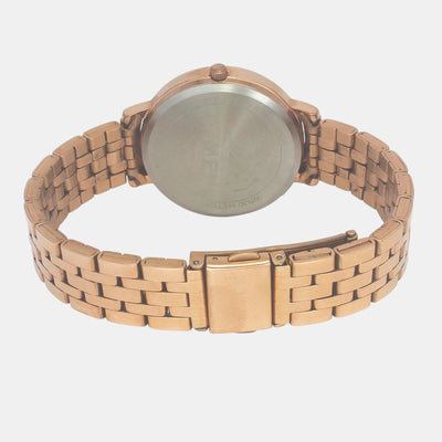 Fashion Women Quartz Green Dial Analog Stainless Steel Watch TWEL19103