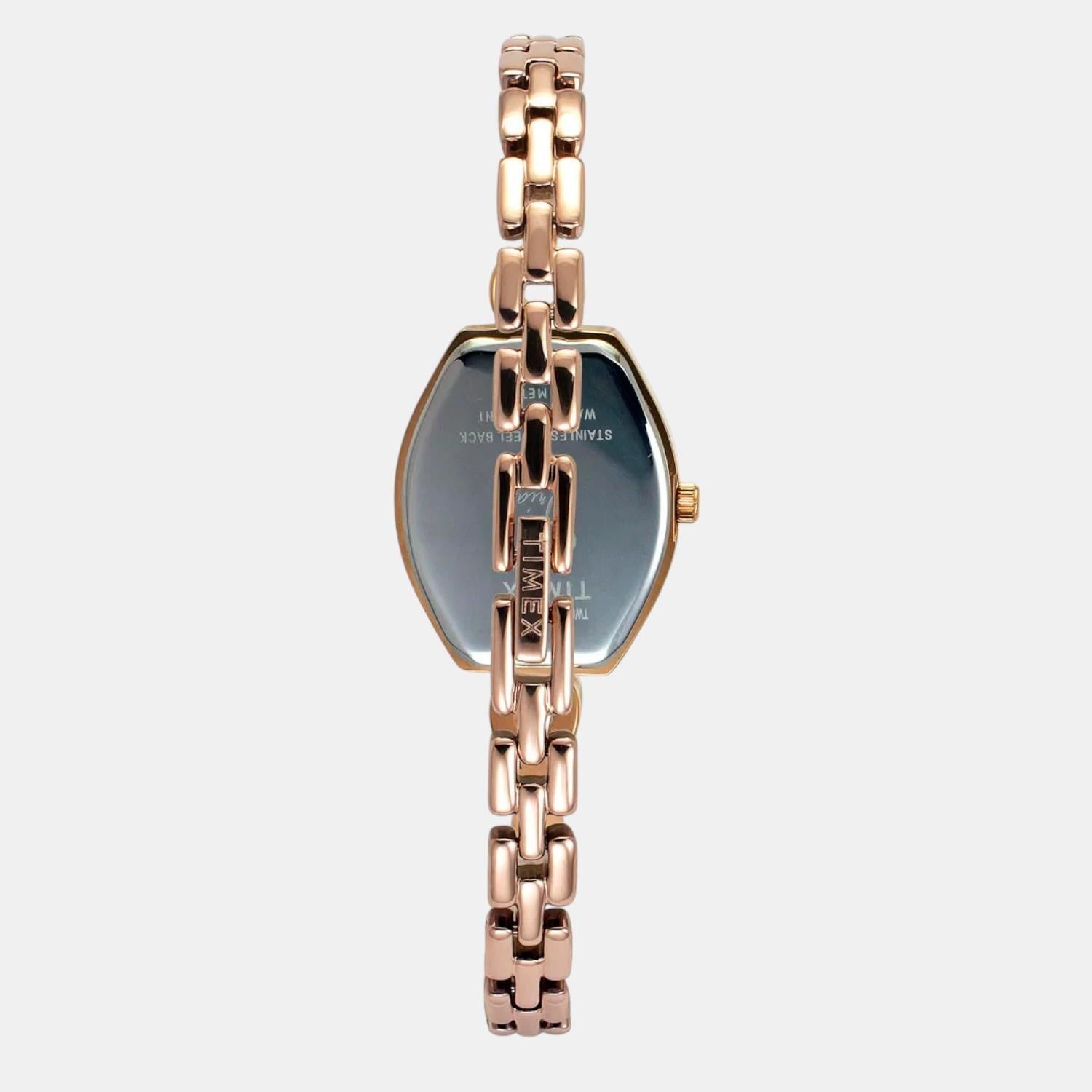 Fria Women Quartz Mother Of Pearl Dial Analog Brass Watch TWEL19702