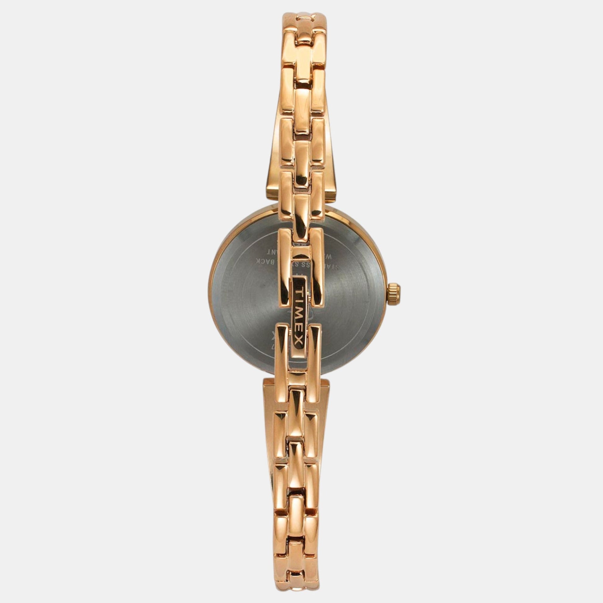 Fria Women Quartz Silver Dial Analog Brass Watch TWEL19802
