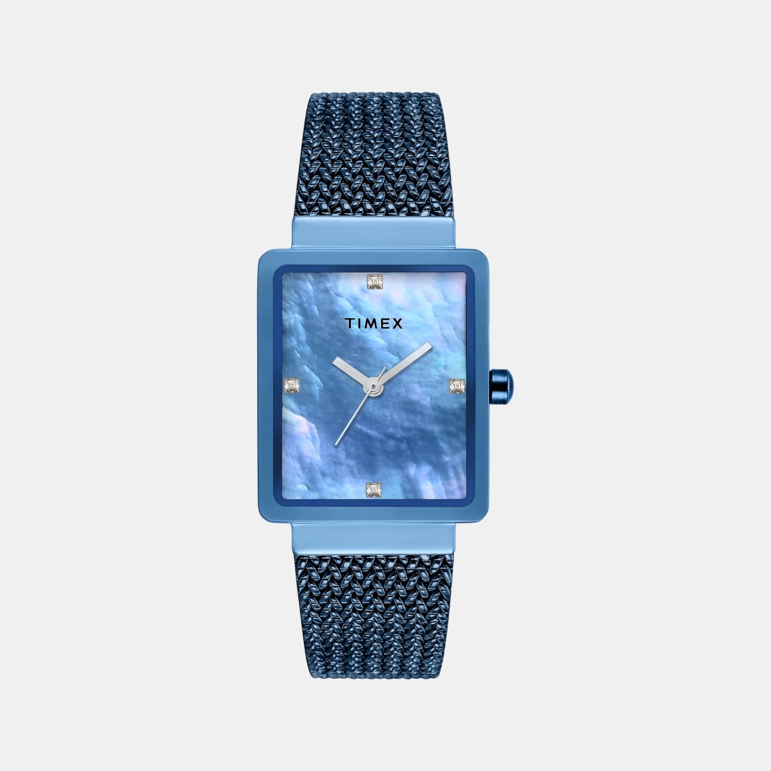 Fashion Women Quartz Mother Of Pearl Dial Analog Stainless Steel Watch TWEL20705