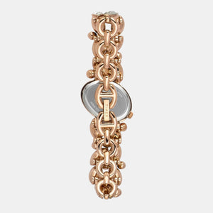 Fria Women Quartz Mother Of Pearl Dial Analog Brass Watch TWEL20902