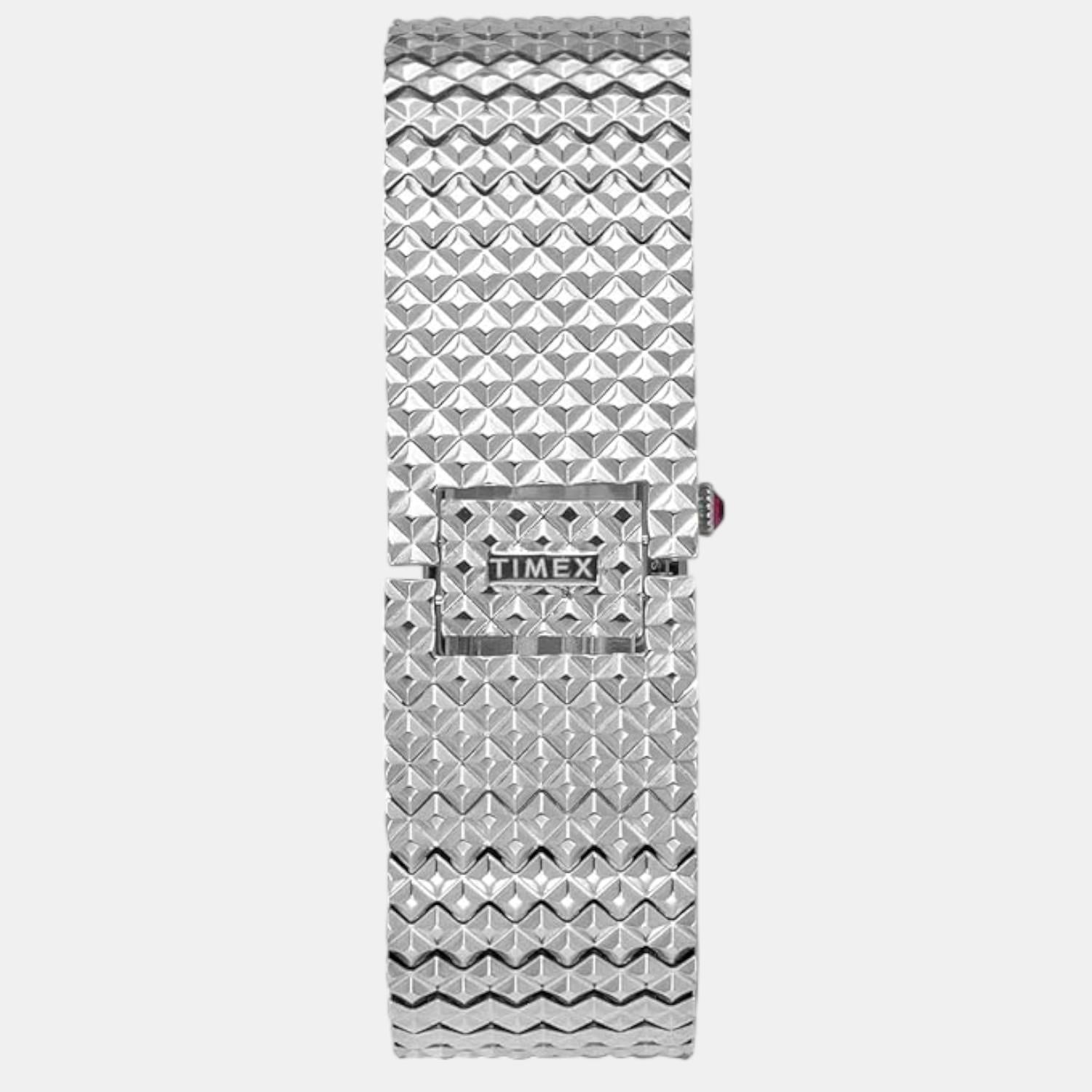 Fria Women Quartz Pink Dial Analog Stainless Steel Watch TWEL77700