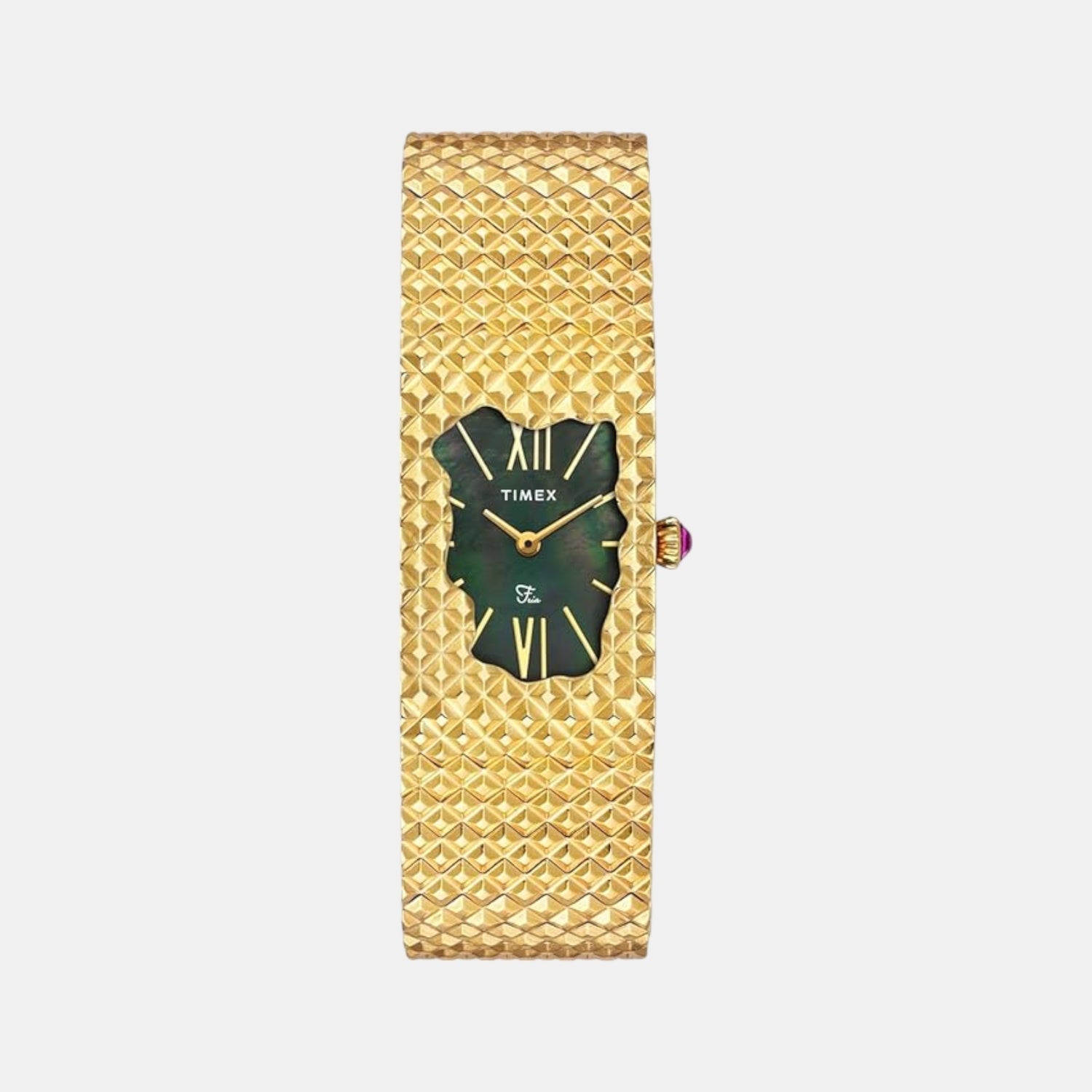 Fria Women Quartz Mother Of Pearl Dial Analog Stainless Steel Watch TWEL77706
