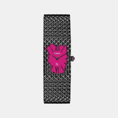 Fria Women Quartz Magenta Dial Analog Stainless Steel Watch TWEL77707