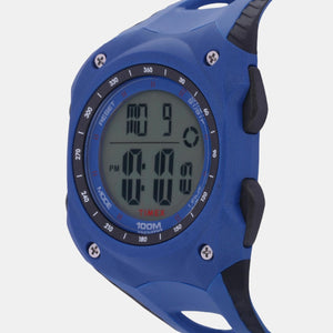 Fashion Men Quartz Black Dial Digital Resin Watch TWESK1002T