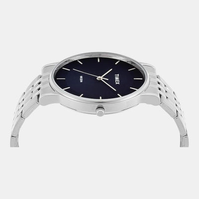 Classics Men Quartz Blue Dial Analog Stainless Steel Watch TWTG12001